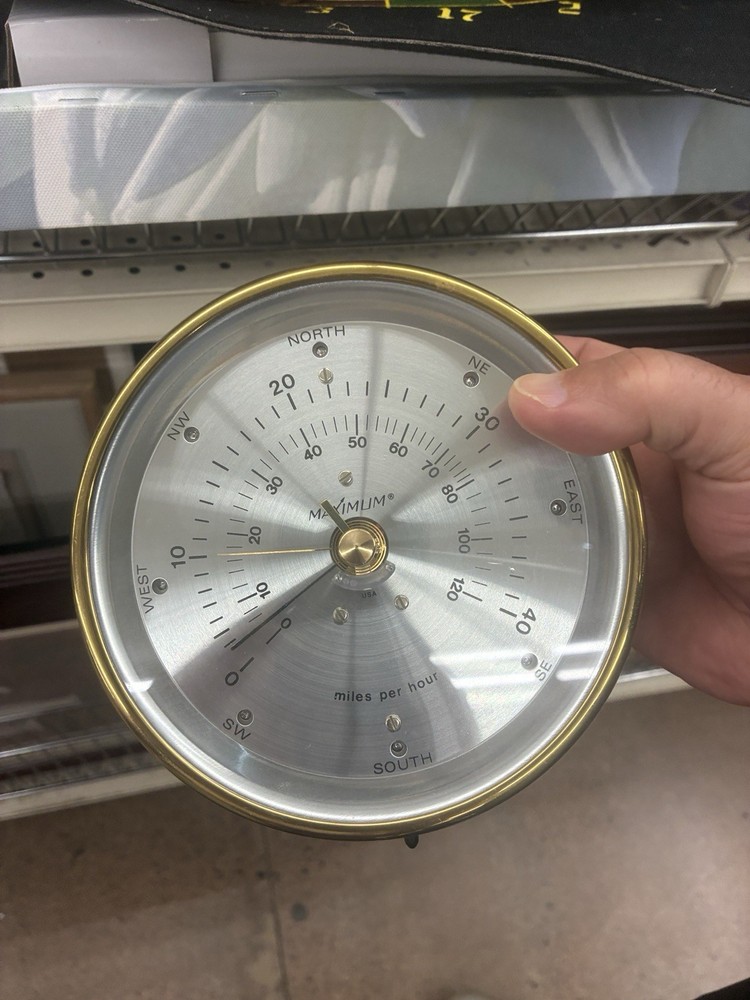 Wind Speed Meter  Device Anemometer Brass By Maximum