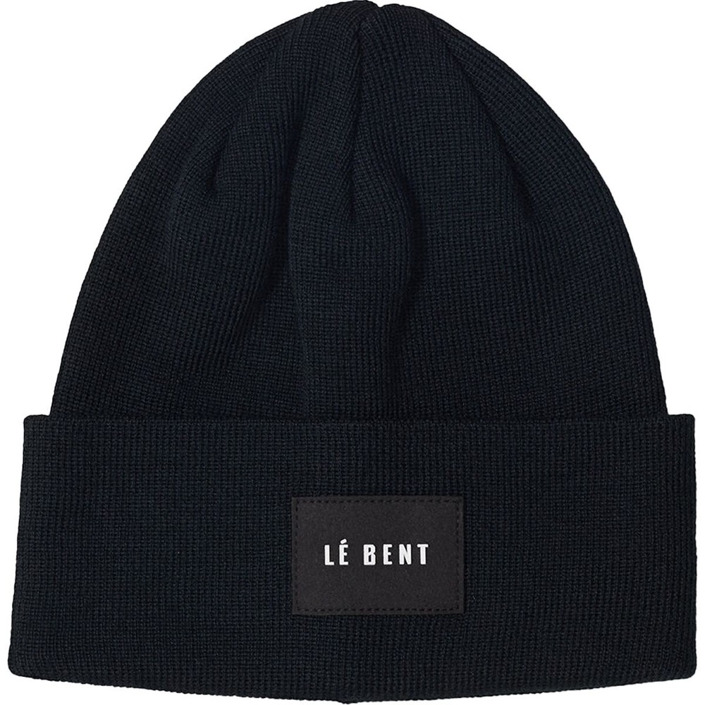 Le Bent Staple Mid Profile Beanie Black, One Size