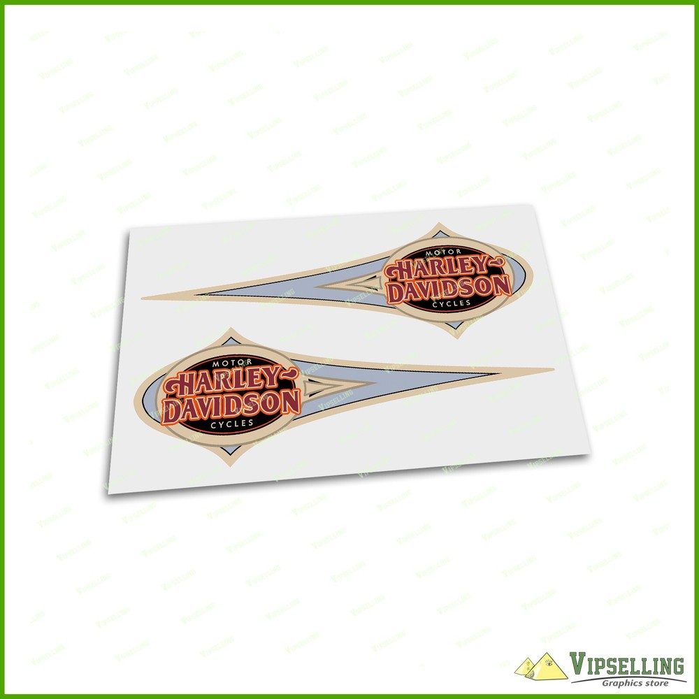 Heritage Softail Tank Premium Decals Stickers Kit 1996