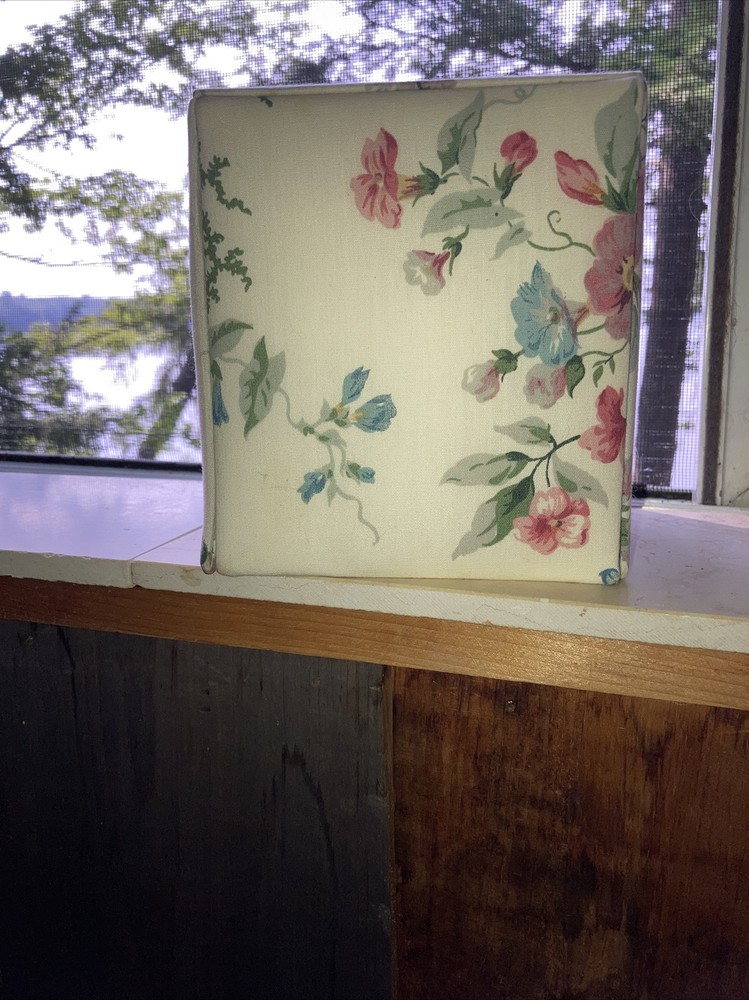 Vintage Fabric tissue box holder