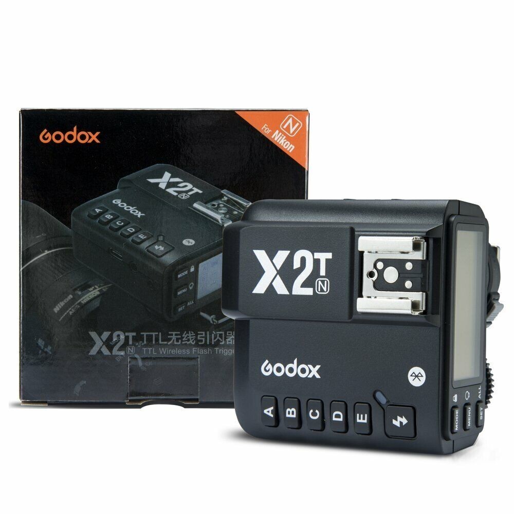 Godox X2T-N TTL HSS Bluetooth Flash Speedlite Trigger Transmitter F Nikon Camera