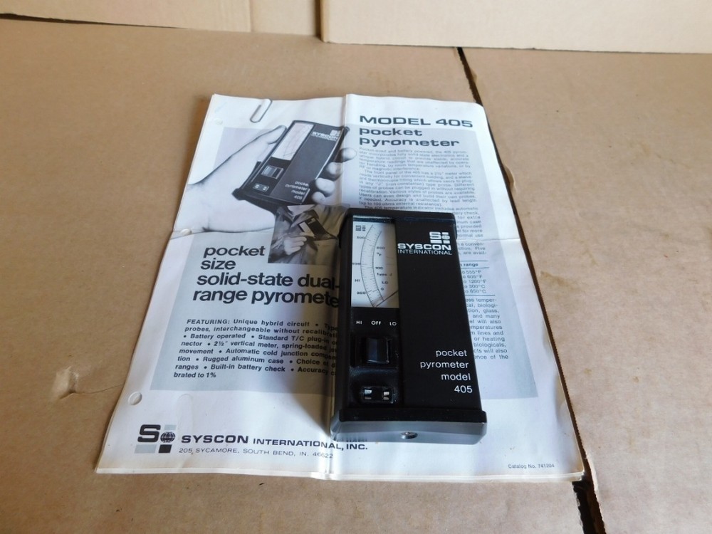 SYSCON International -- Pocket Pyrometer -- Model 405