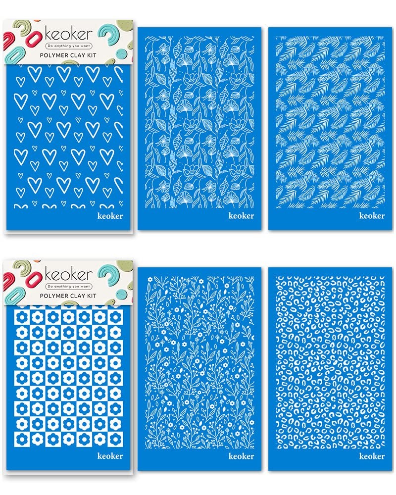 Silk Screen Stencils for Polymer Clay,Cheetah Leopard Silk Screen for Polymer...