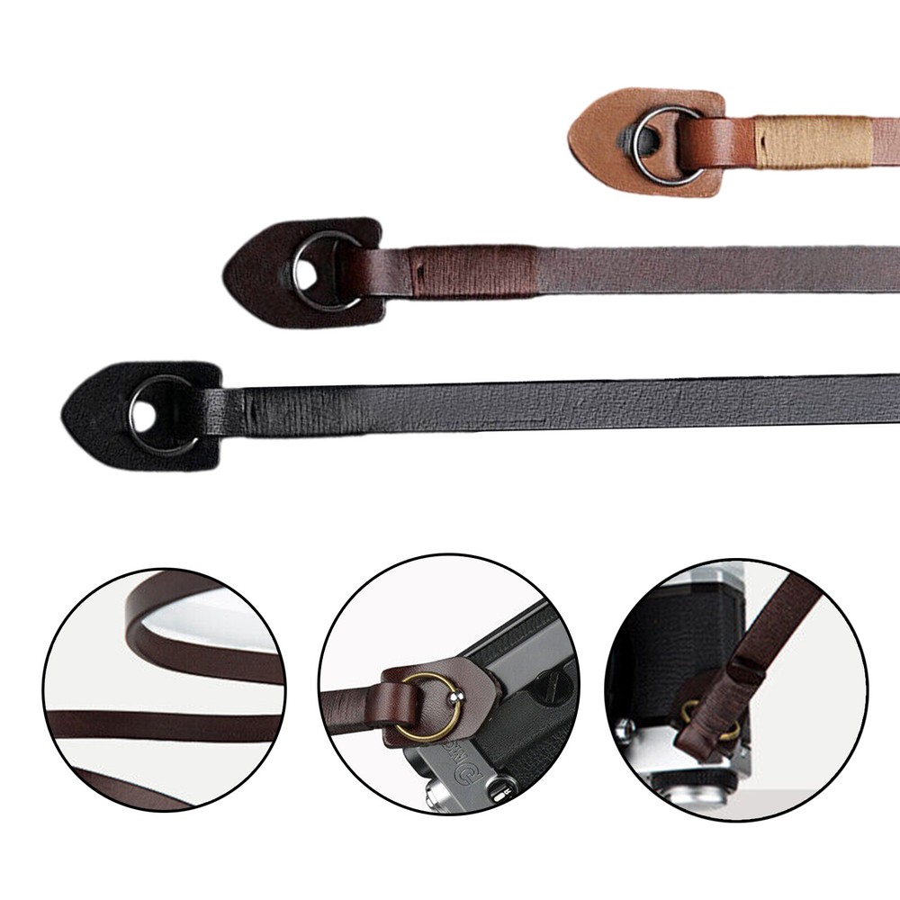 8mm Wide Handmade Camera Leather Wrist Strap Microscope Leather Hand Strap