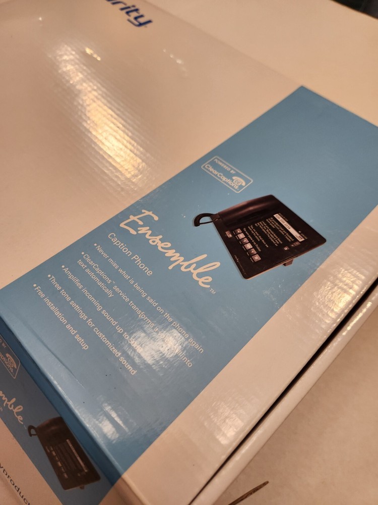 Ensemble Caption Phone Powered By Clear Captions