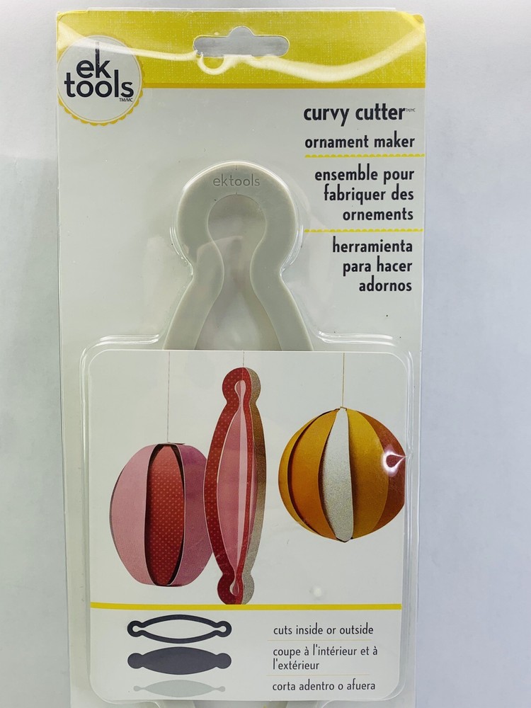EK Tools Curvy Cutter Ornament Maker 54-00075 NEW