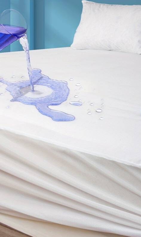 Queen Size Fitted Mattress Cover – Fabric Soft & Dust-Proof Protector Waterproof