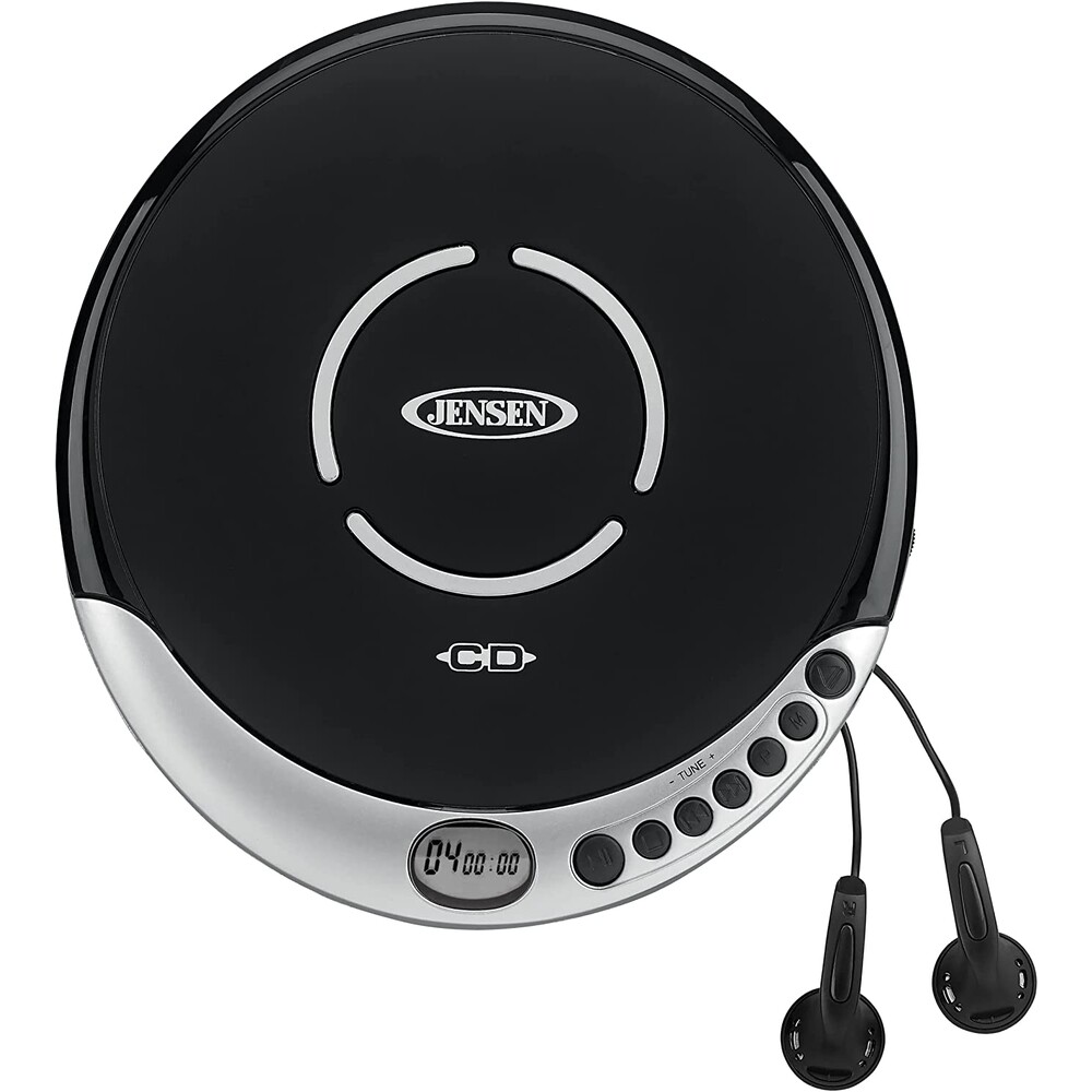 JENSEN CD-60R PORTABLE CD PLAYER WITH BASS BOOST