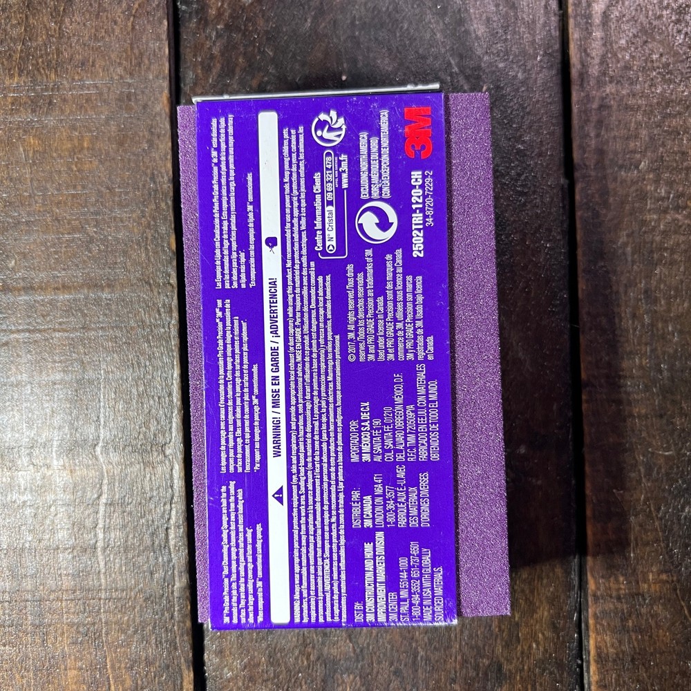 3M 120 Grit Dust Channeling Sanding Sponge