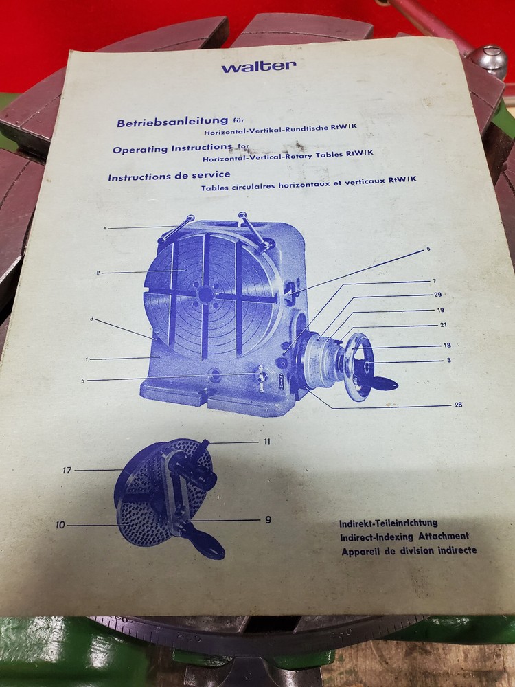 Walter rotary table