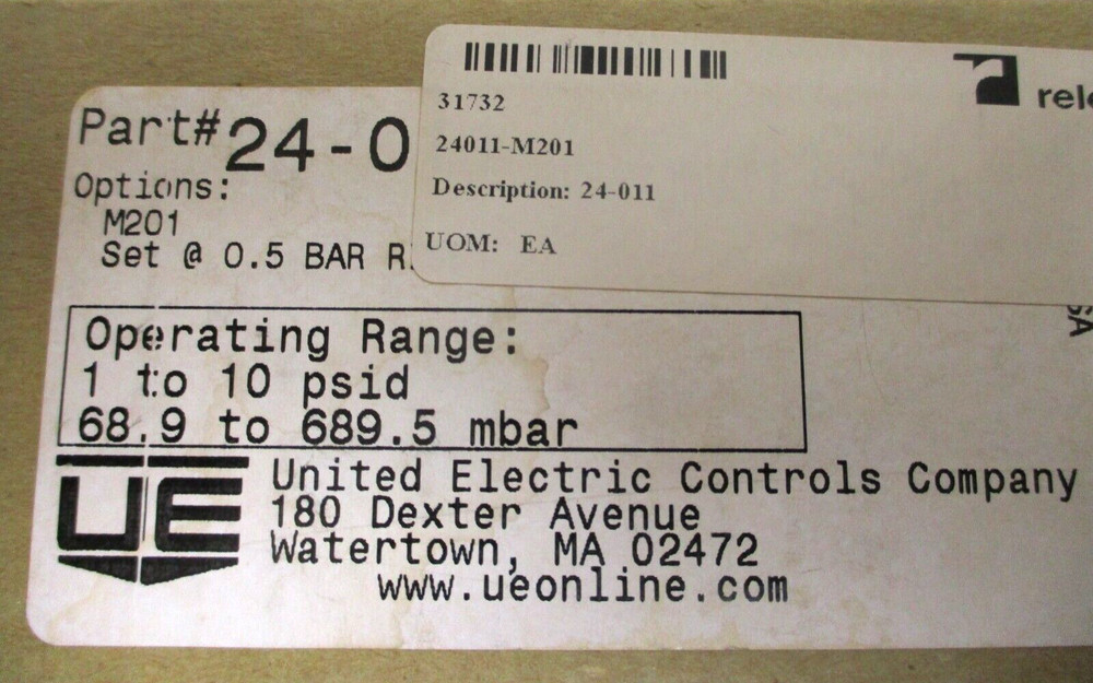 UNITED ELECTRIC CONTROLS , J24-011 , SWITCH-TRANSMITTER