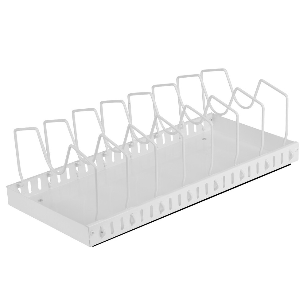 Pots and Pans Pot Lid Holder Pull out Storage Rack Kitchen Cabinet Organizer