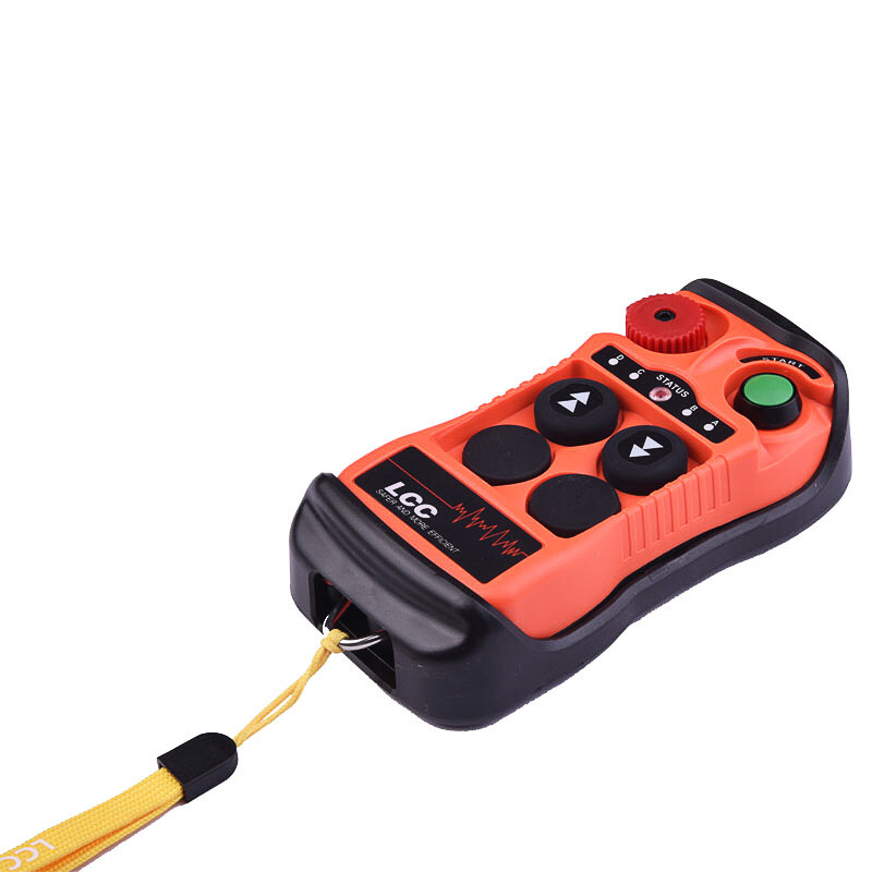 Crane Hoist Wireless Industrial Remote Controller 2 Button Single Speed Switch