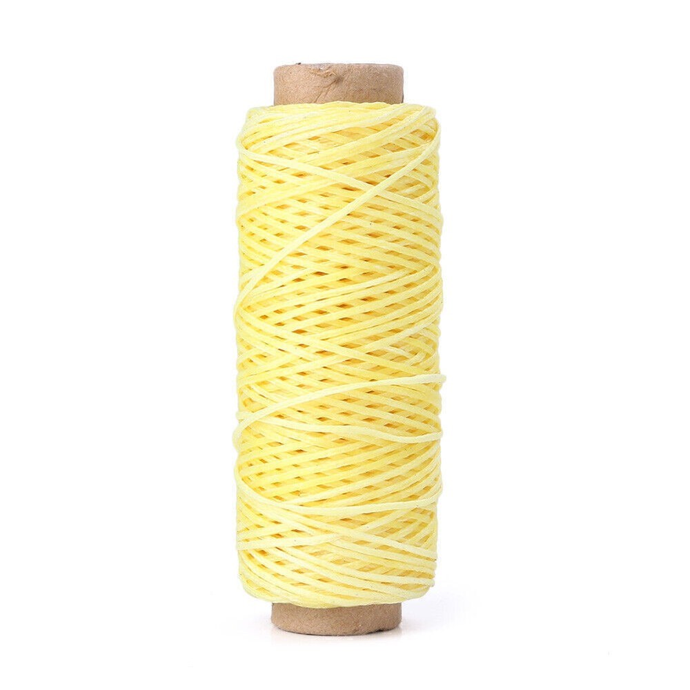 50M 150D 1mm Leather Sewing Waxed Thread Wax String Craft Stitching Cord Tool