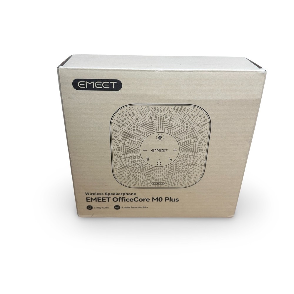 EMEET OfficeCore M0 Plus Conference Speakerphone 4 AI Mic Bluetooth Open Box