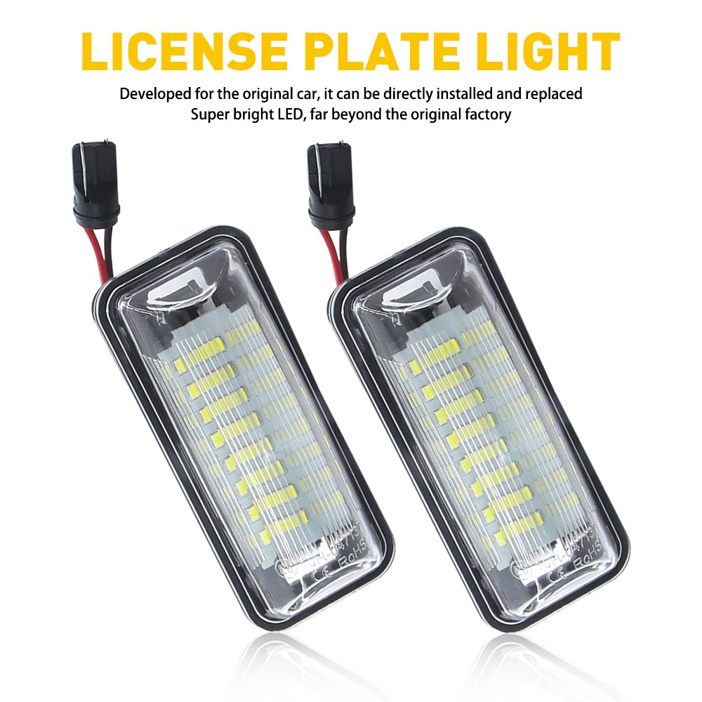 LED License Plate Light For Subaru Forester Impreza WRX STI XV Crosstrek Legacy