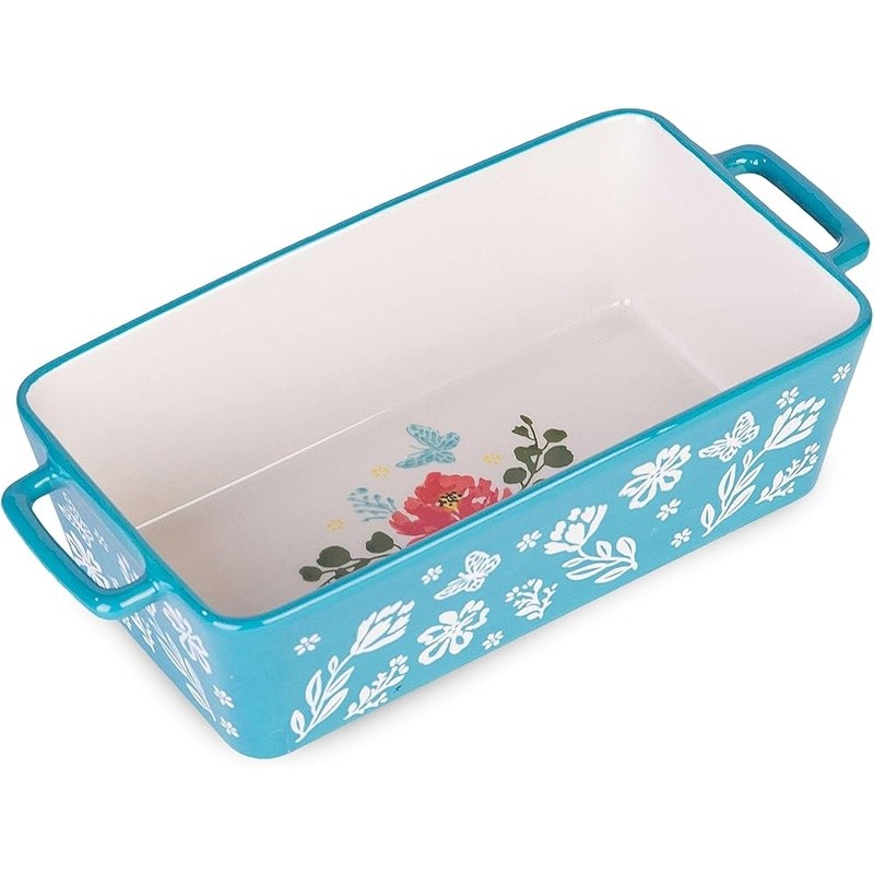 Ceramic Loaf Pan Microwave Oven Dishwasher Safe Baking Dish Multi-functional Use