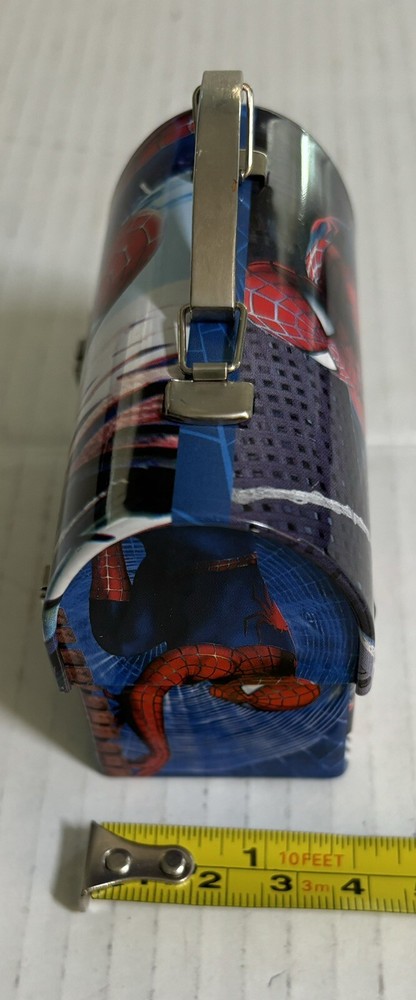 spiderman collectable tin box Marvel