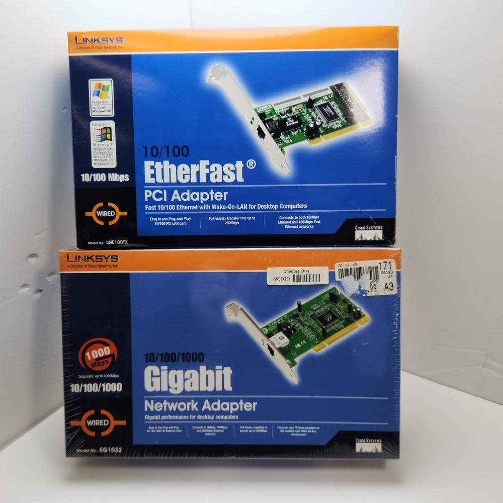 Linksys Pci Newtwork Adapters