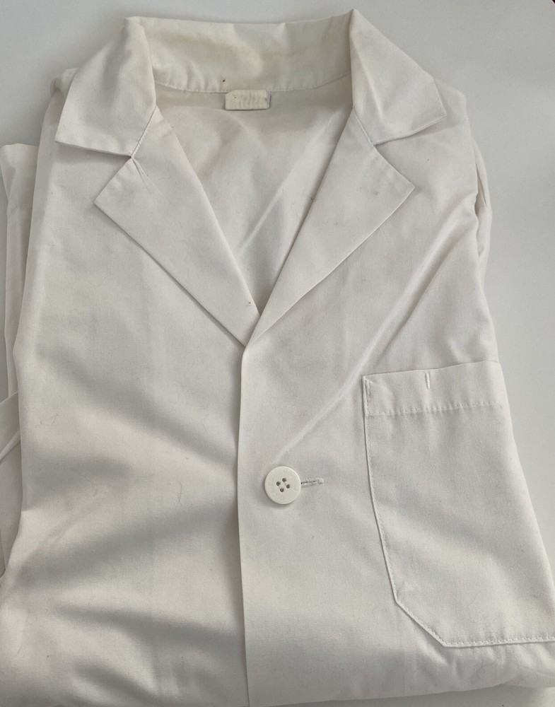Dickies white lab coat size 2X