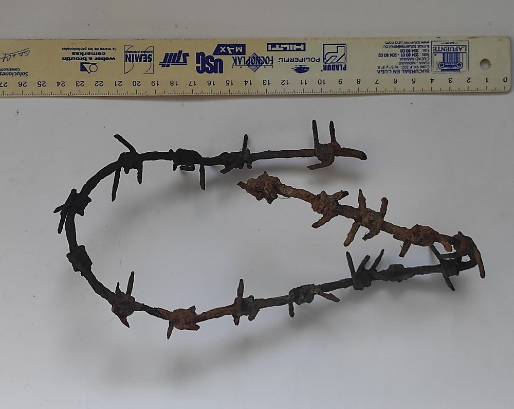 WWI Barbed Wire Rusty Relic Germany Original