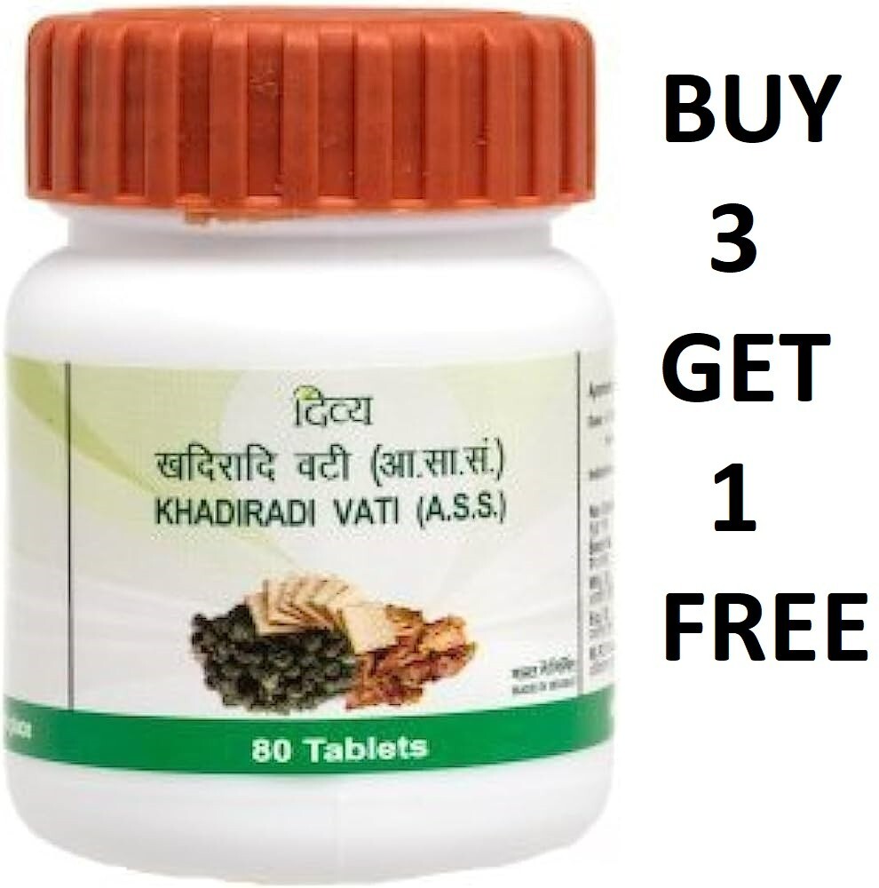 Khadiradi Vati  Tablets Per Bottle | Free Shipping