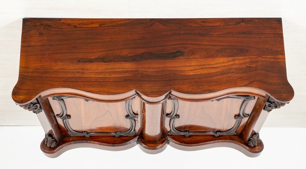 Victorian Cabinet Rosewood Sideboard 1860