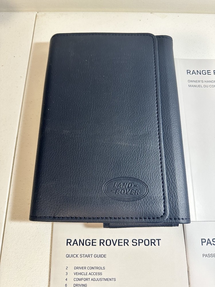 2014 Range Rover Sport Owner's Manual Set
