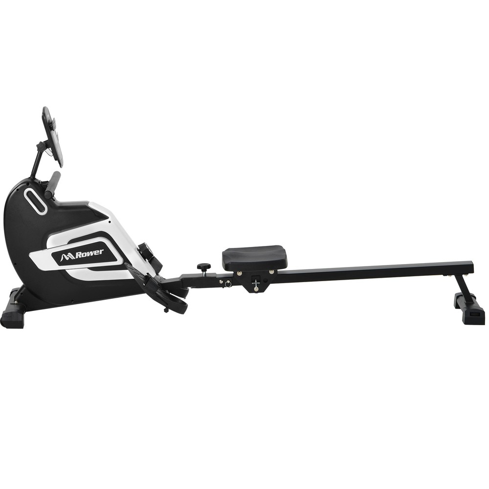 Folding Magnetic Rowing Machine w/ 14 Level Resistance Adjustable Tablet Holder