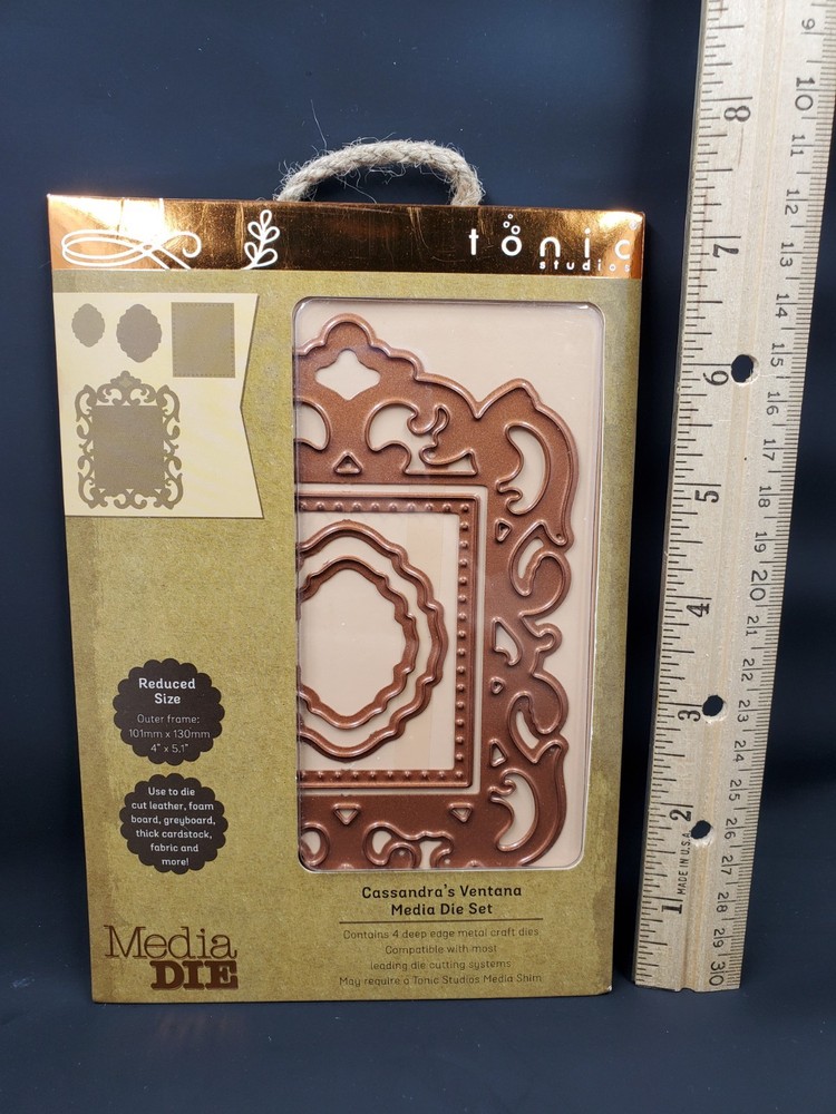 SP1 Tonic Studios Cassandra's Ventana Media Die Set 4pc