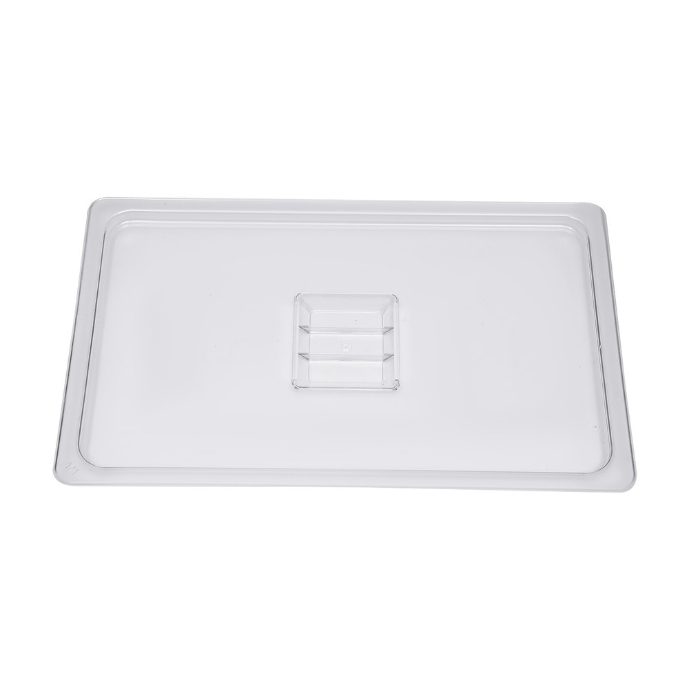 6 Pack Food Pans with Lids, 4'' Deep, Polycarbonate, Clear