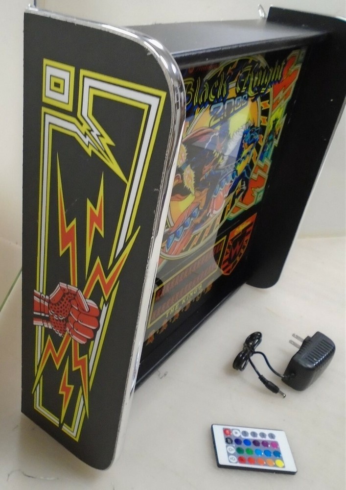 Williams Black Knight 2000 Pinball Head LED Display light box
