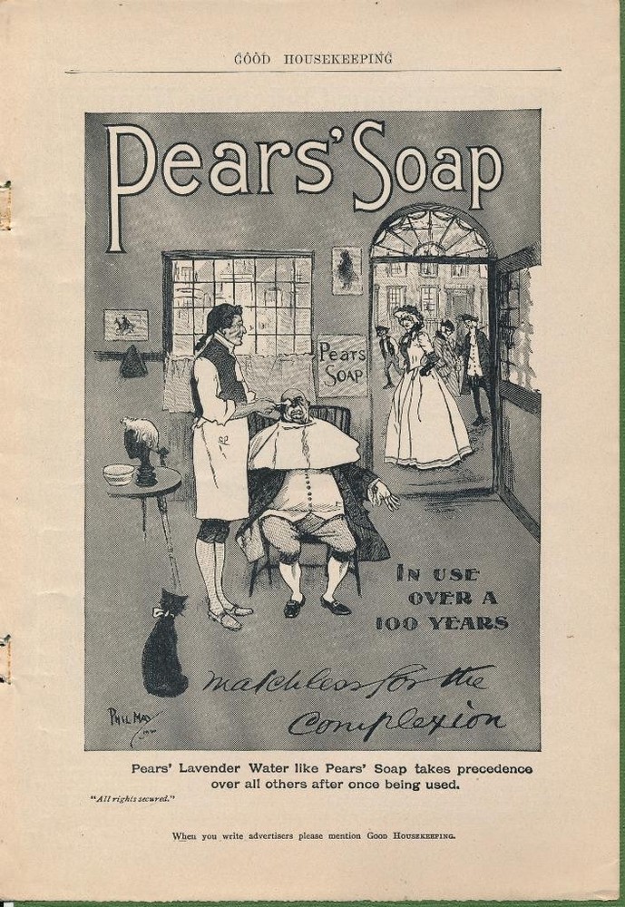 Magazine Ad - 1904 - Pears Soap - Phil May artwork