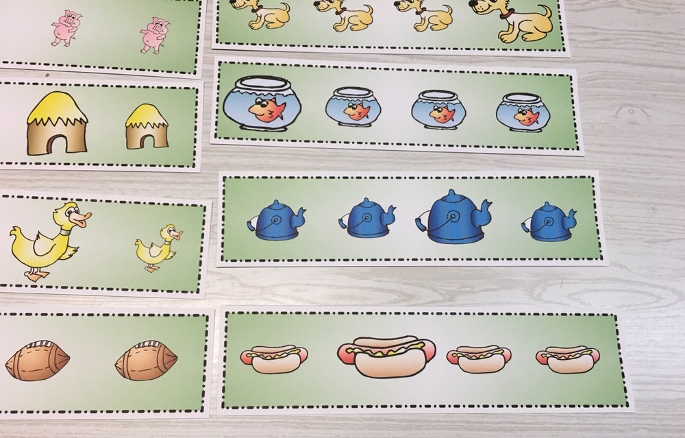 Circle the largest? 21 Activity Strip Cards - Laminated Cards