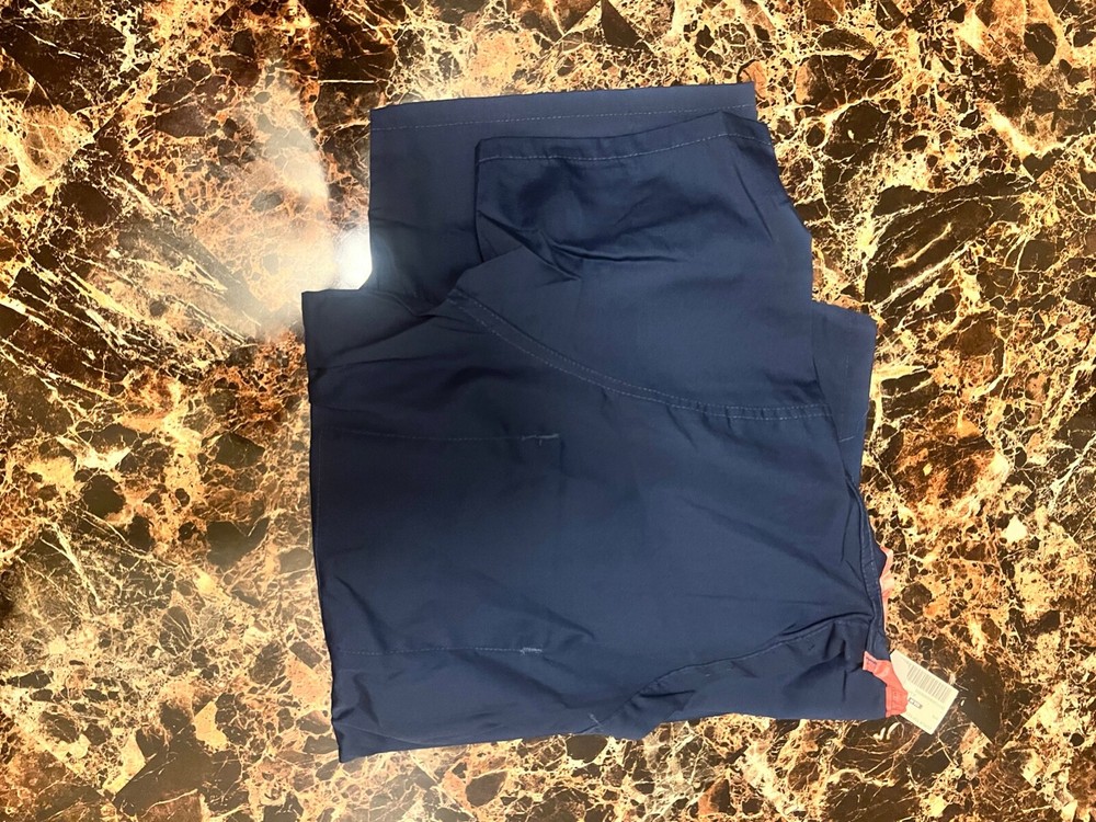 Women’s Navy Blue Scrub Top