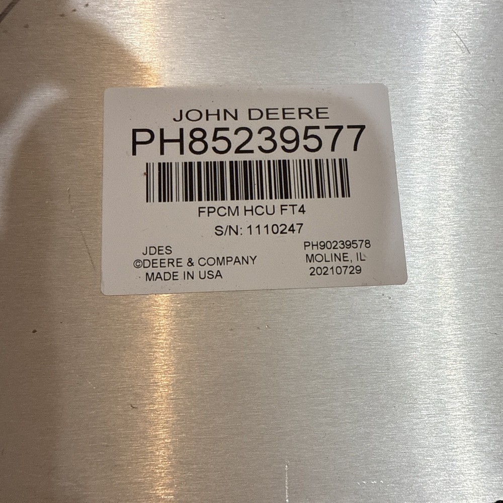 John Deere ElectroHydraulic Controller FPCM HCU FT4 PH85239577