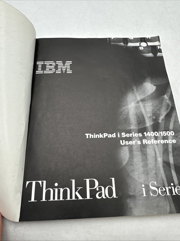 Ibm Thinkpad i Series 1400/1500 User's Reference Manuel 1999 1st Edition
