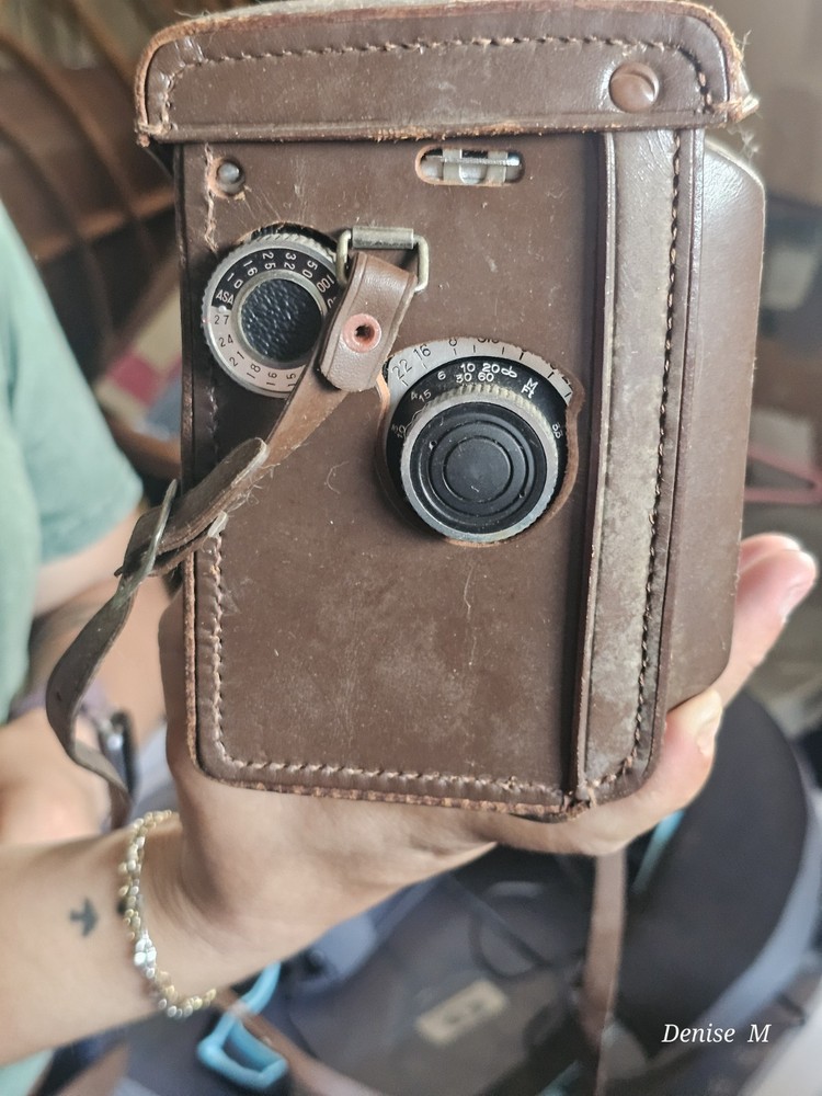 Antique Camera With Case