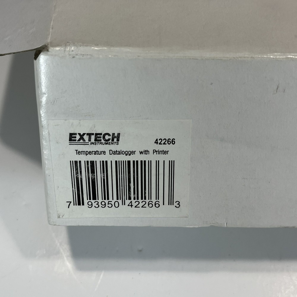 Extech 42270 Temperature & Humidity Datalogger W/Printer- Tested/Works