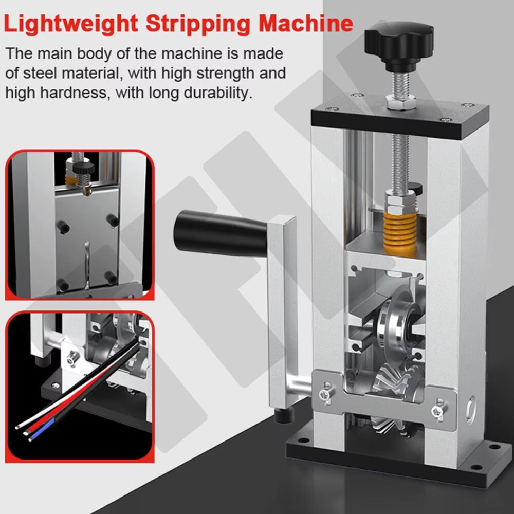 Manual Wire Stripper Professional Wire Stripping Tool 1-25mm Stripper Machine