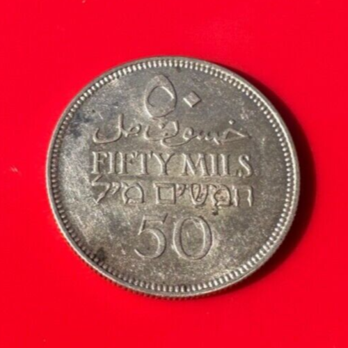 1935 Scarce Silver 50 Mils