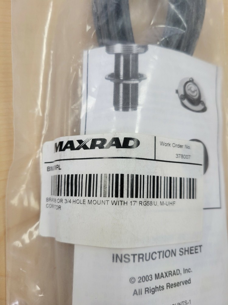 Maxrad BMATMPL Antenna Mount