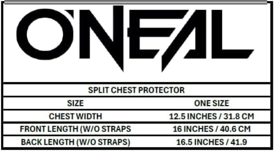 ONeal Holeshot Protector - Black - Medium / Large