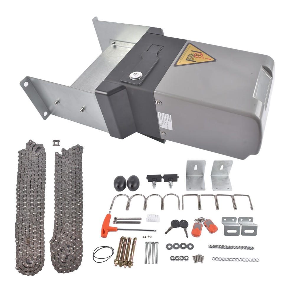 Automatic Gate Opener 3300LBS with Infrared Sensor and 2 Remote Controls