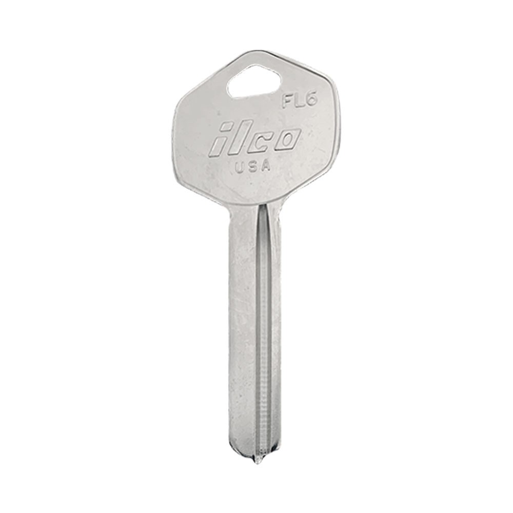 FL6 Key Blank  Nickel