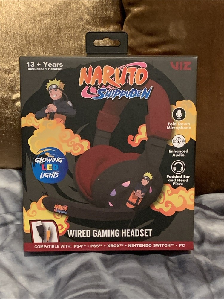 Audio/ Speakers “NARUTO”Wired Gaming Headset - Multi-Platform Compatibility LED