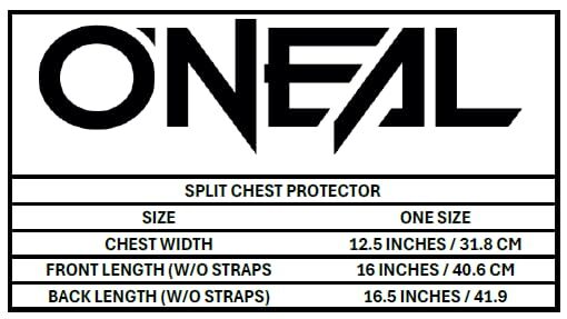 ONeal Holeshot Protector - Black - Medium / Large 1285-004