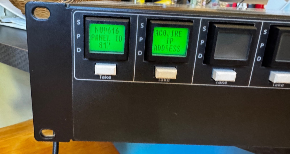 Miranda NV9608 Router Control Panel