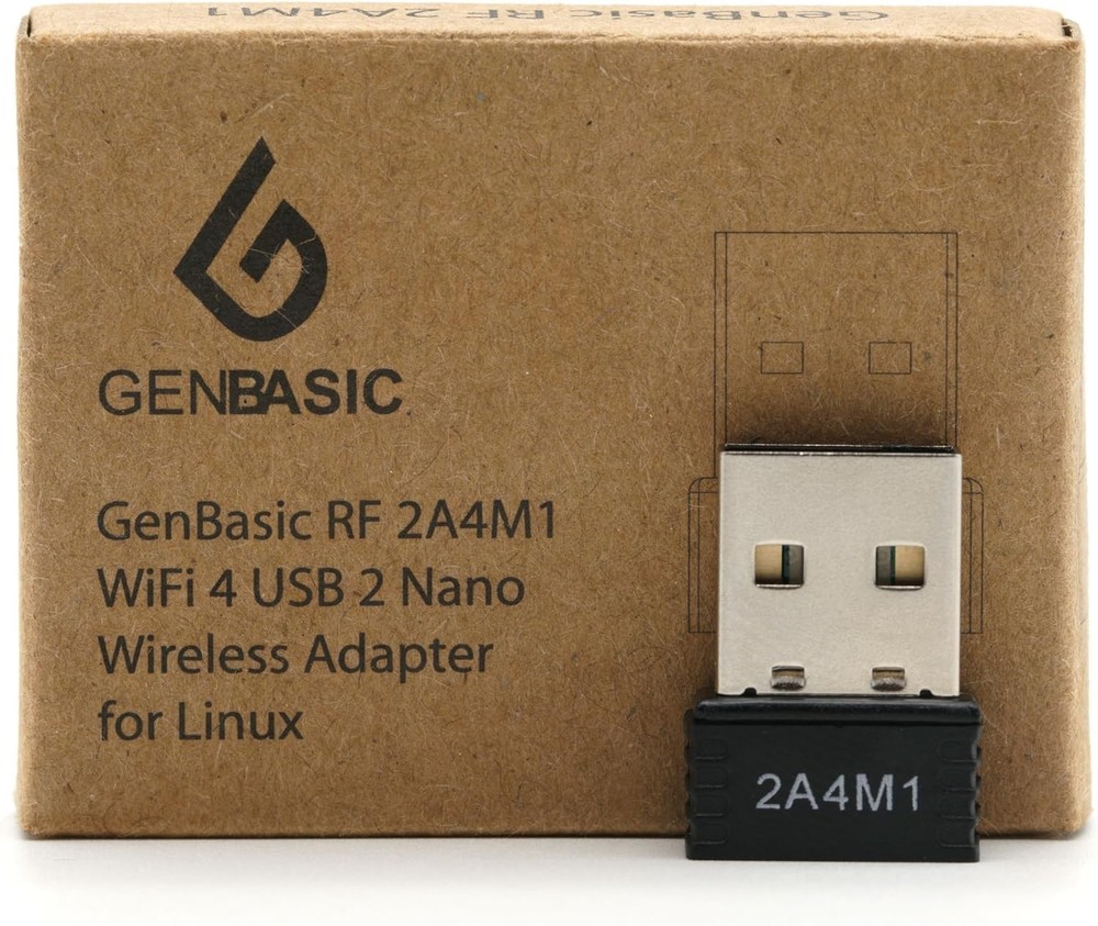 Secure and Compact USB Wireless Adapter - 150Mbps WiFi 4 for Linux Systems