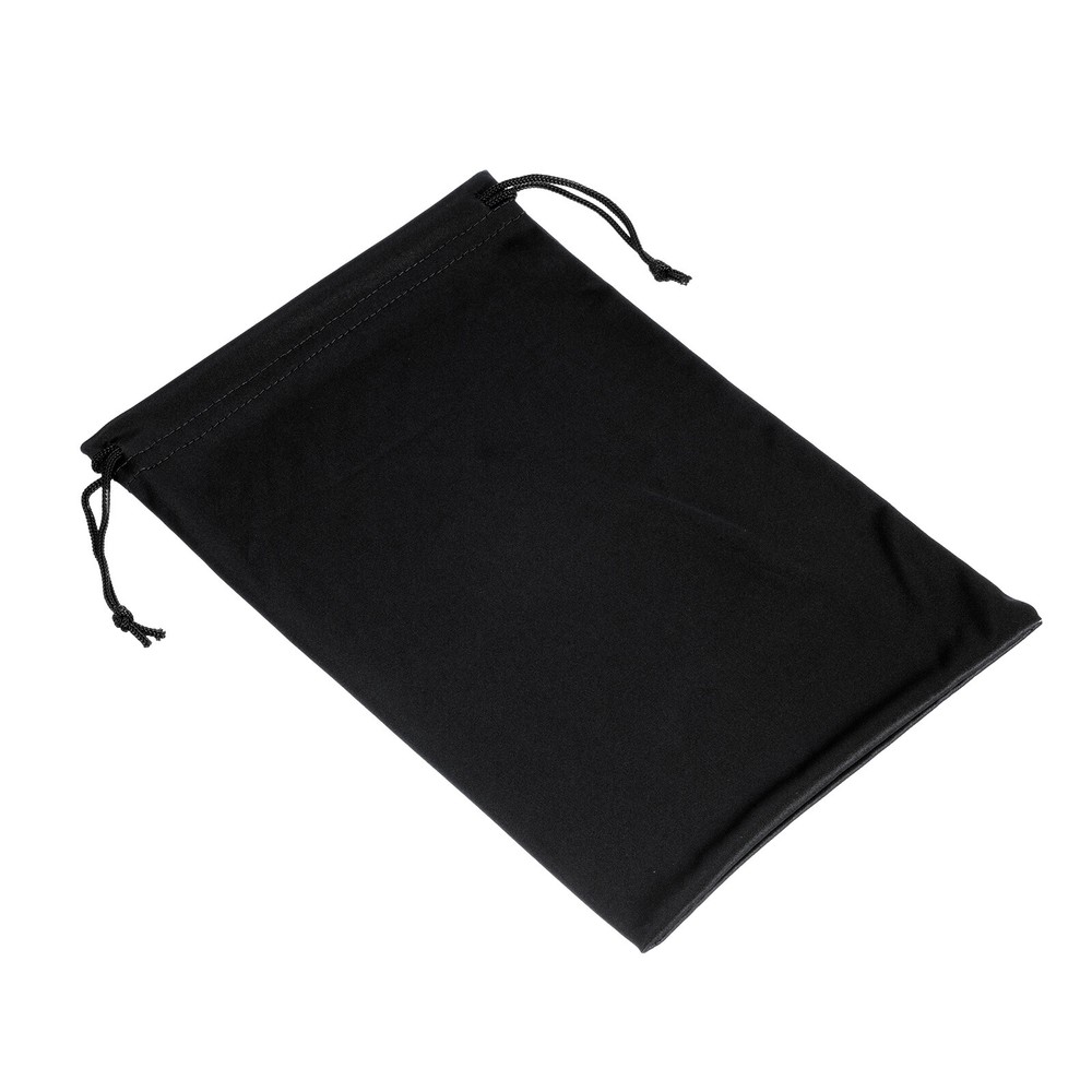 Ski Goggle Bag, Microfiber Snow Goggles Case Drawstring Pouch Black